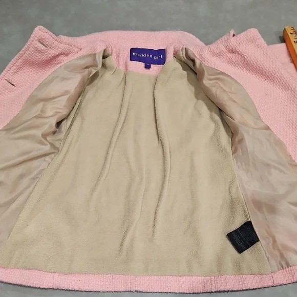 Madden Girl Blush Pea Coat for Kids - Picture 8 of 11